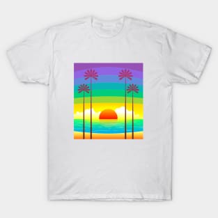 Palm Tree Design T-Shirt